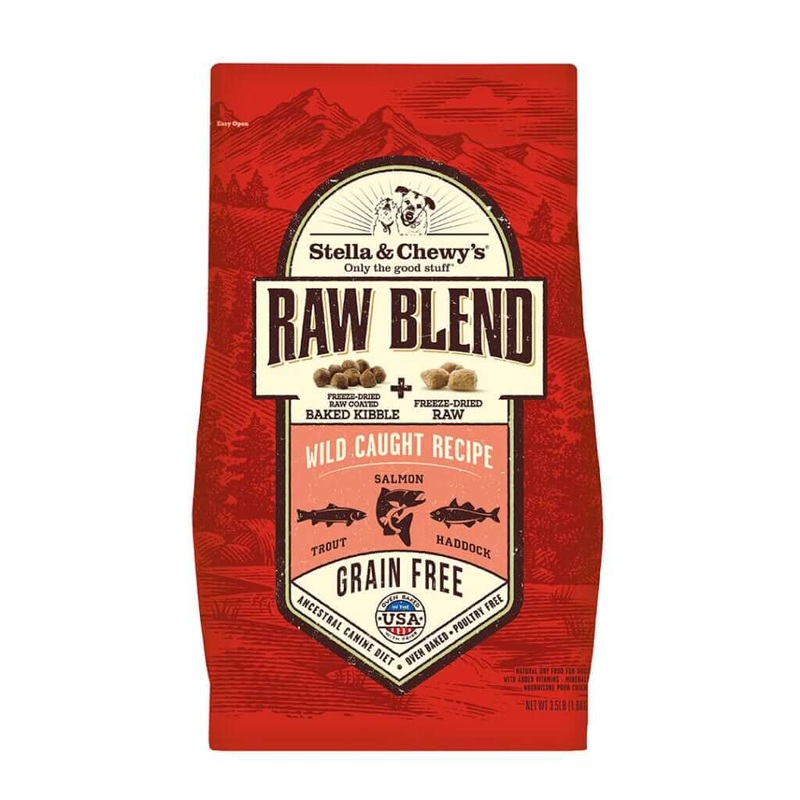 Stella & Chewy’s Wild Caught Raw Blend Kibble Dry Dog Food 3.5lb