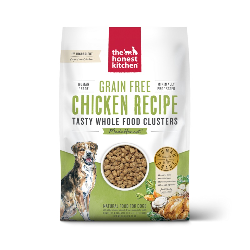The Honest Kitchen Grain Free Chicken Whole Food Clusters – Dry Dog Food – 20lb