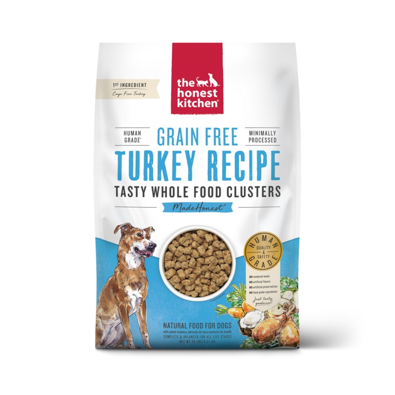 The Honest Kitchen Grain Free Turkey Whole Food Clusters – Dry Dog Food – 20lb