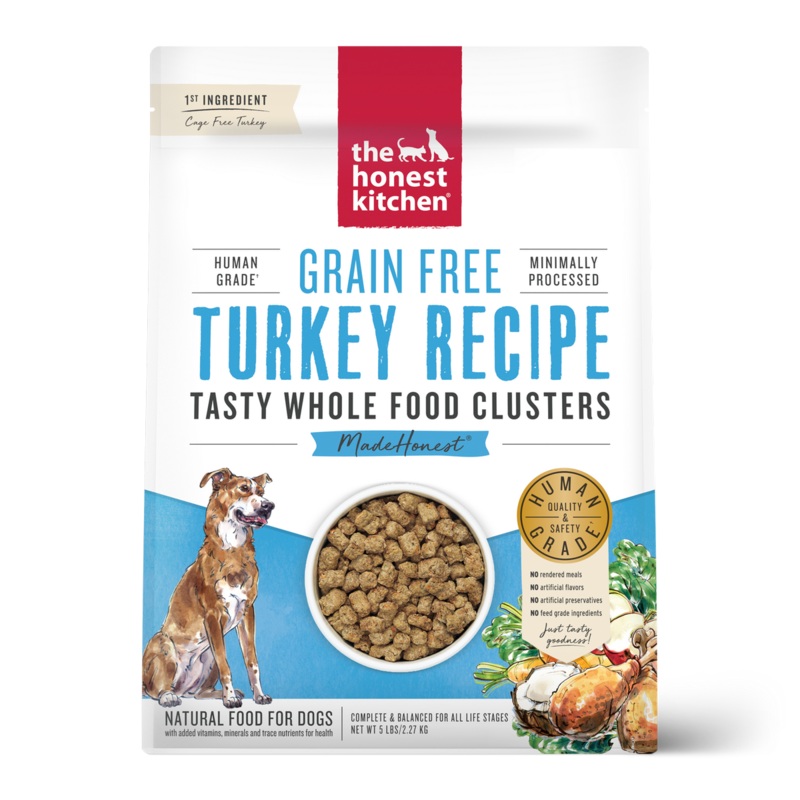 The Honest Kitchen Grain Free Turkey Whole Food Clusters – Dry Dog Food 5lb