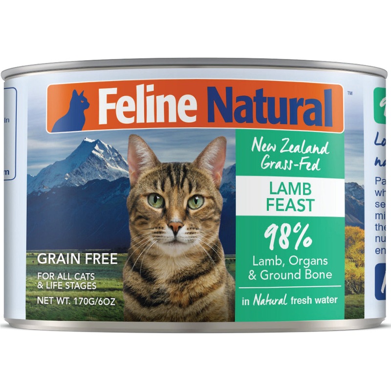 Feline Natural Lamb Feast Canned Cat Food 6oz