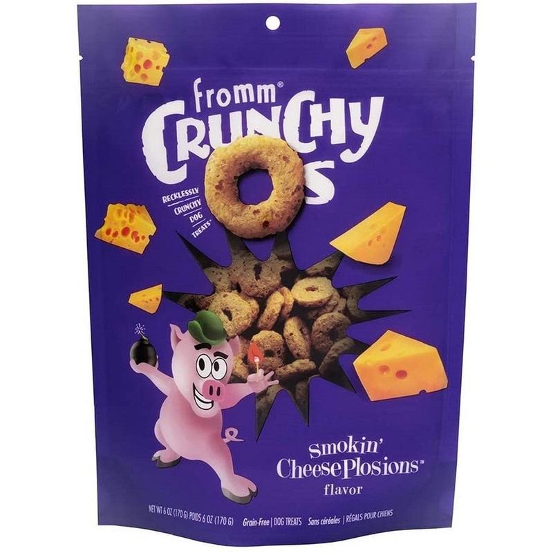Fromm Crunchy O’s Smokin’ CheesePlosions Flavor Dog Treats 26oz