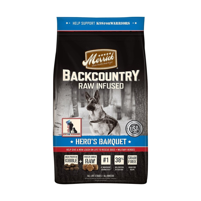 Merrick Backcountry Hero’s Banquet Dry Dog Food 20lb