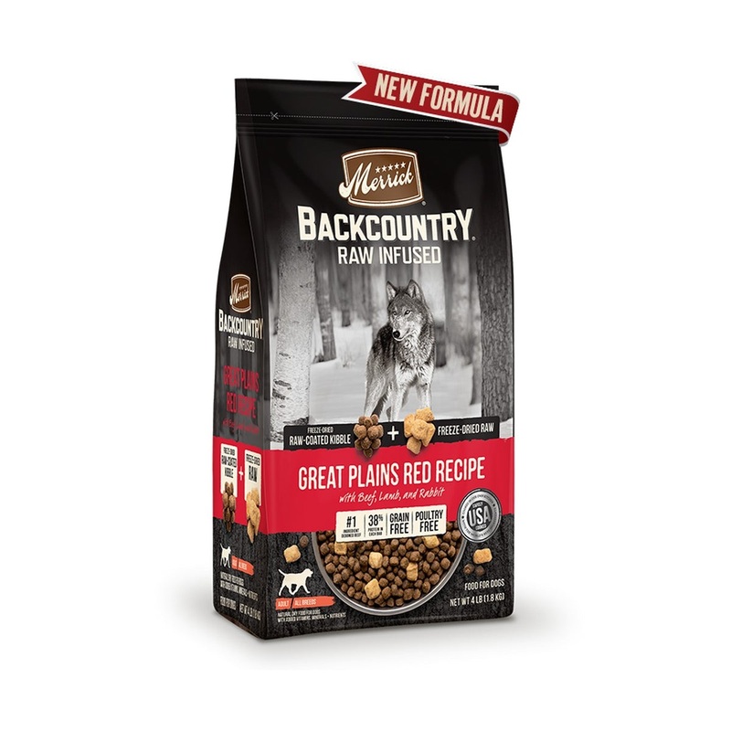 Merrick Backcountry Raw Infused Great Plains Red Recipe Dry Dog Food 20lb