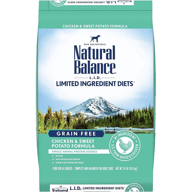 Natural Balance LID Limited Ingredient Diet Dry Dog Food – Chicken & Sweet Potato – 24lb