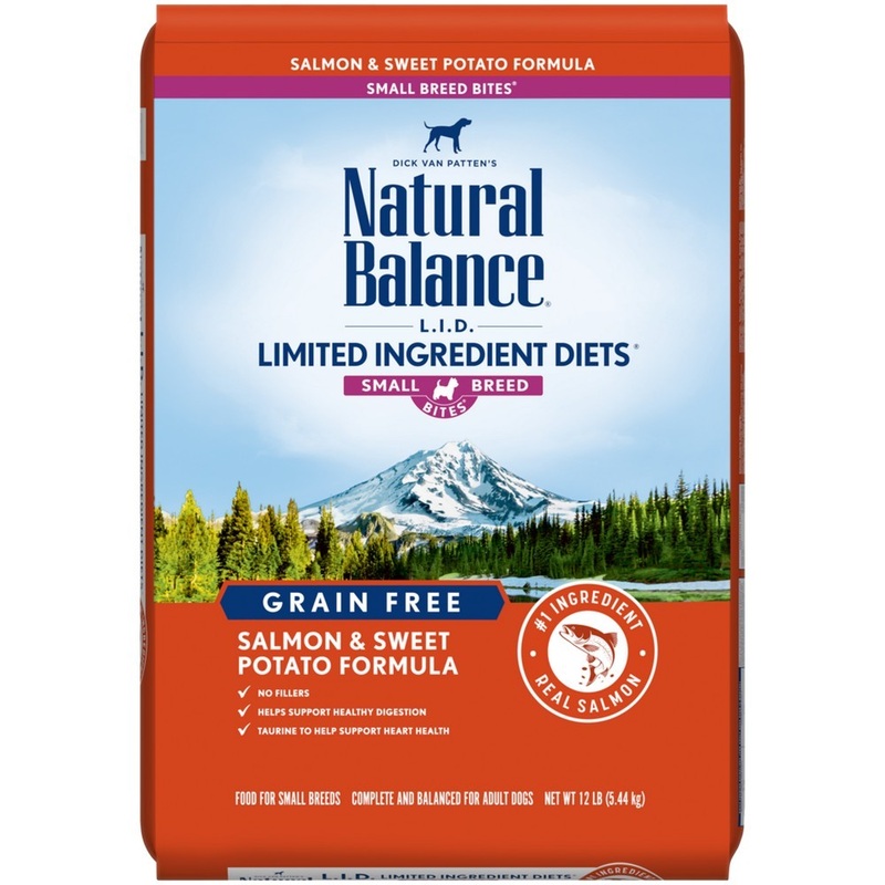 Natural Balance LID Limited Ingredient Diet Grain Free Small Breeds Dry Dog Food – Salmon & Sweet Potato – 4lb