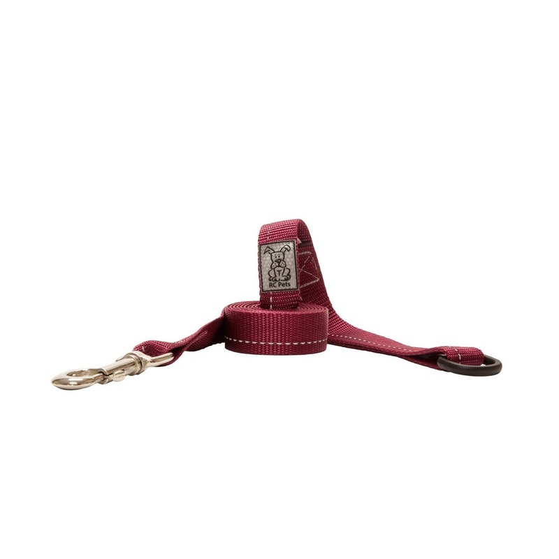 RC Pets Primary Dog Leash 1 Burgundy