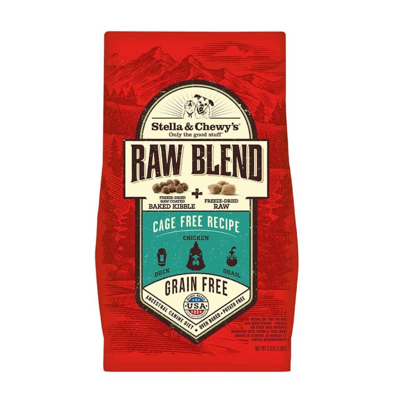 Stella & Chewy’s Cage-Free Raw Blend Kibble Dry Dog Food 22lb