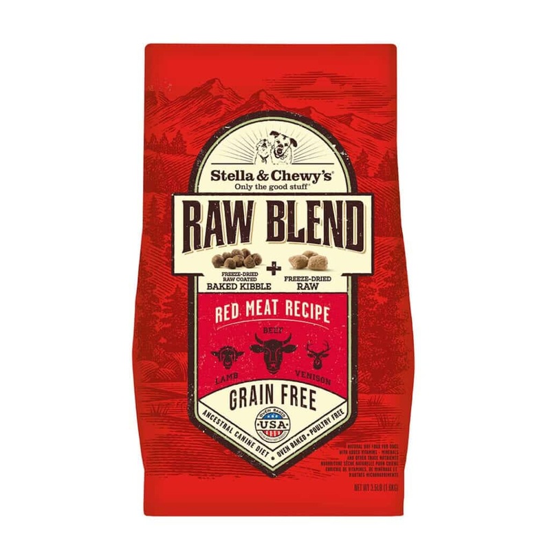 Stella & Chewy’s Red Meat Raw Blend Kibble Dry Dog Food 22lb