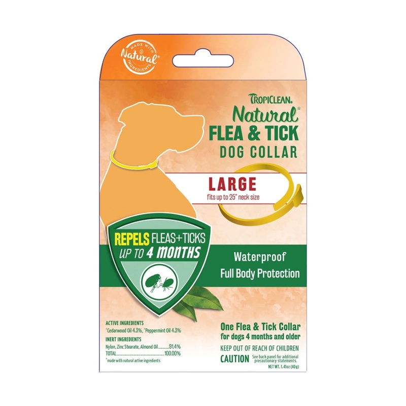 Tropiclean Natural Flea & Tick Collar For Large Dogs
