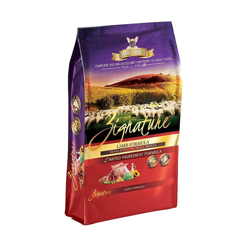 Zignature Small Bites Dry Dog Food – Lamb – 13lb Bag