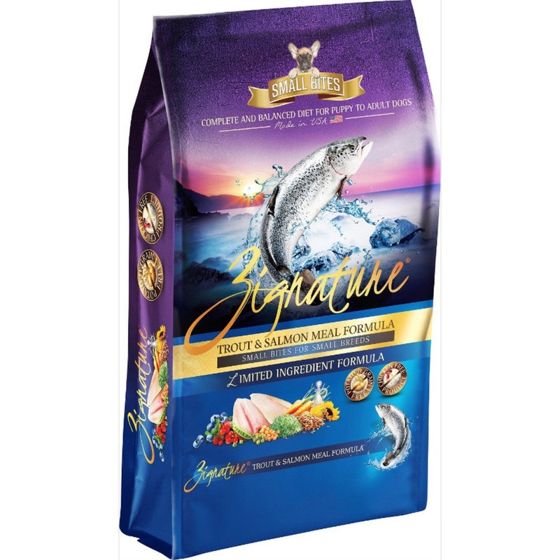 Zignature Small Bites Dry Dog Food – Trout – 12.5lb Bag