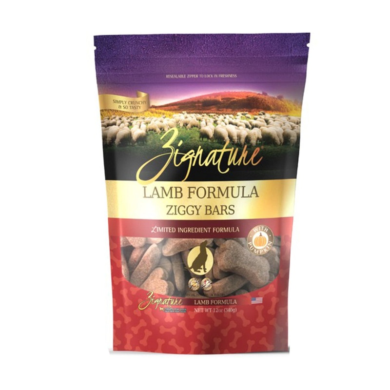 Zignature Ziggy Bars Dog Treats – Lamb – 12oz
