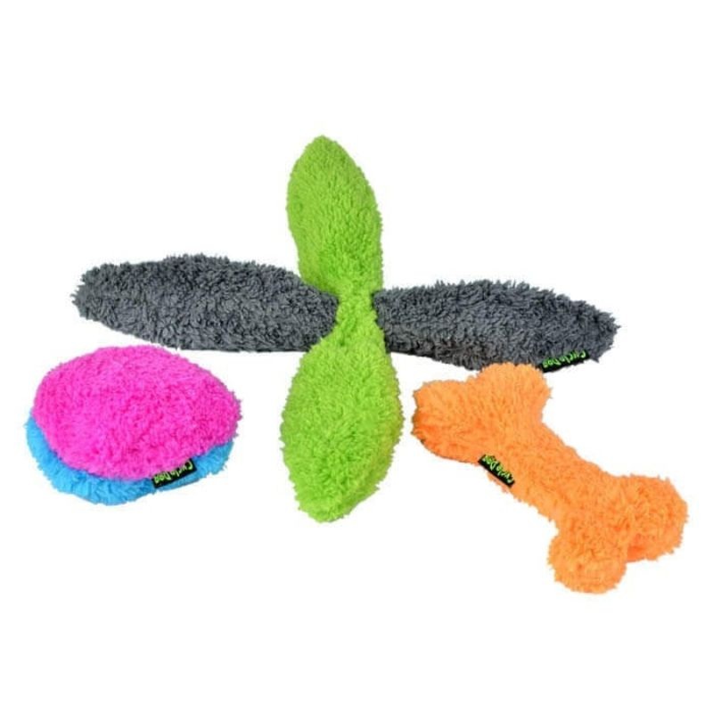 Cycle Dog Duraplush Puppy Pack Dog Toys 3-Pack
