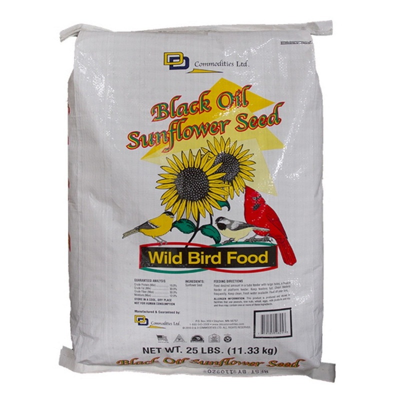 D&D Commodities Wild Delight Black Oil Sunflower Seed 25lb