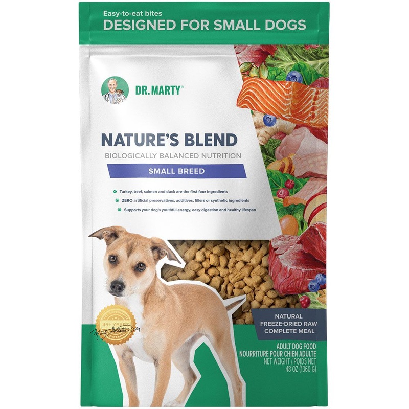 Dr. Marty Nature’s Blend Freeze Dried Small Breed Dog Food 48oz