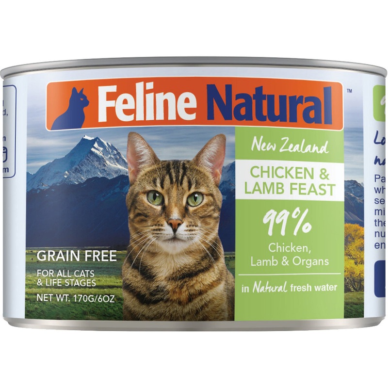 Feline Natural Chicken and Lamb Feast Wet Cat Food 6oz