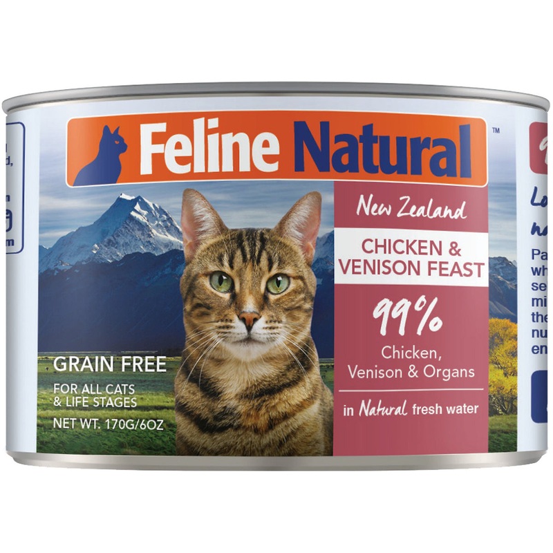 Feline Natural Chicken and Venison Feast Wet Cat Food 6oz