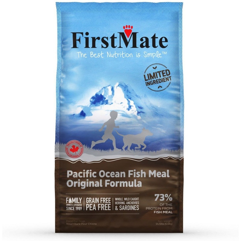 First Mate Grain Free Pacific Ocean Fish Meal Original Formula Dry Dog Food 14.5lb