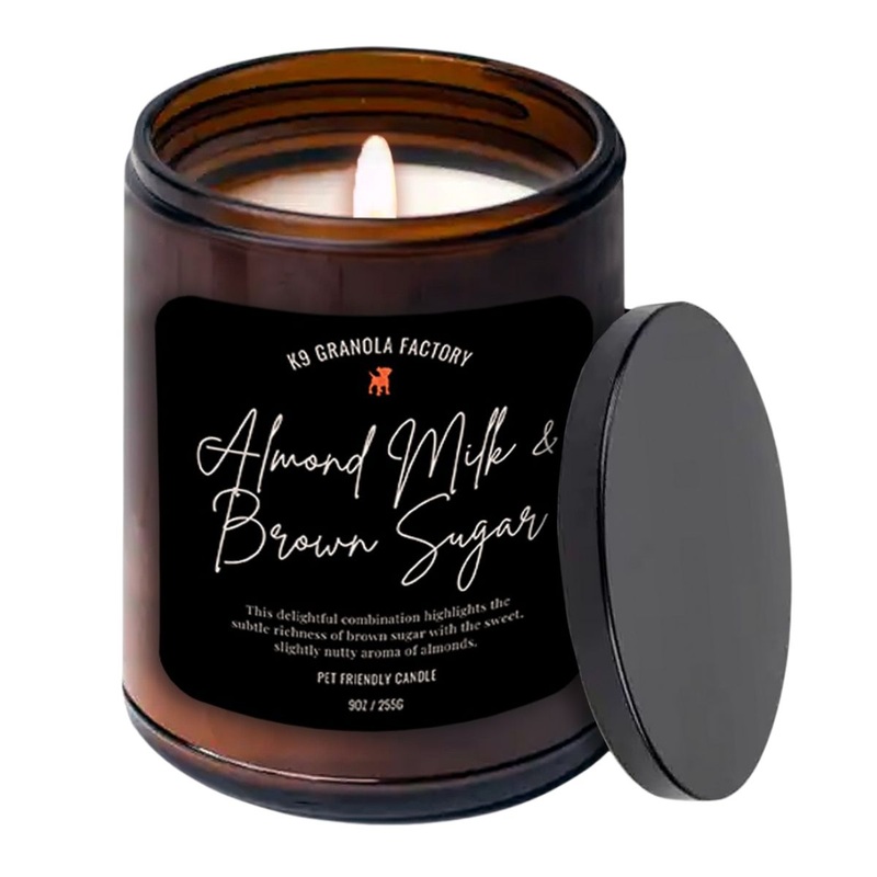 K9 Granola Factory Almond Milk & Brown Sugar Pet Friendly SOY Candle 9oz