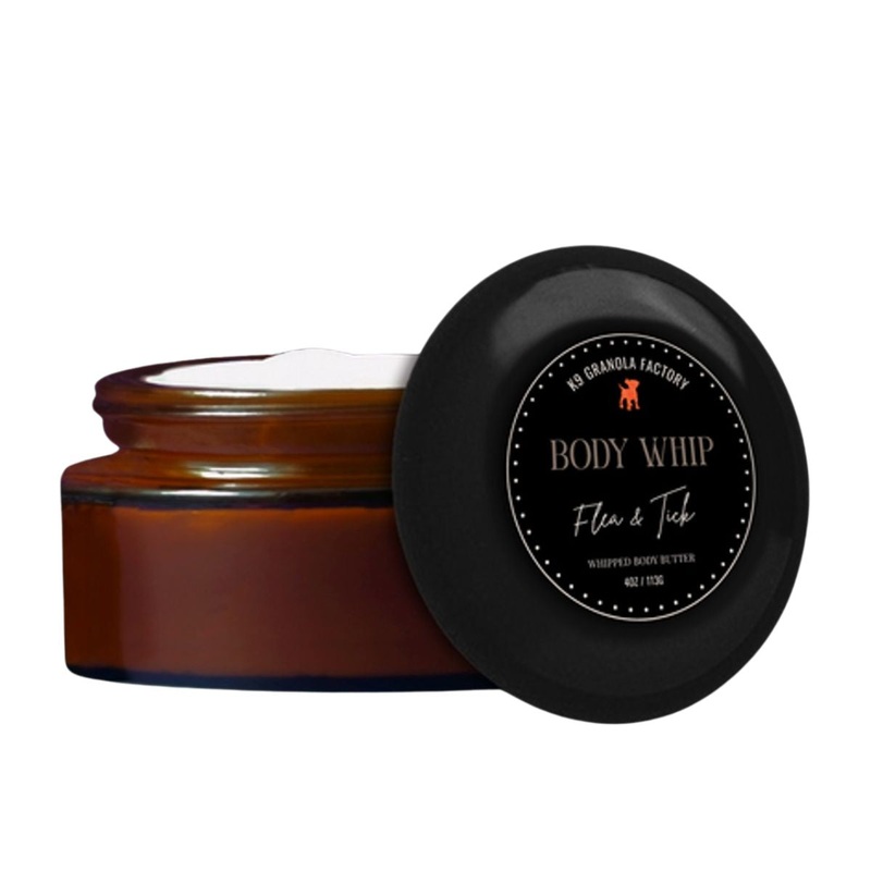 K9 Granola Factory Body Whip Flea & Tick Butter for Dogs 4oz