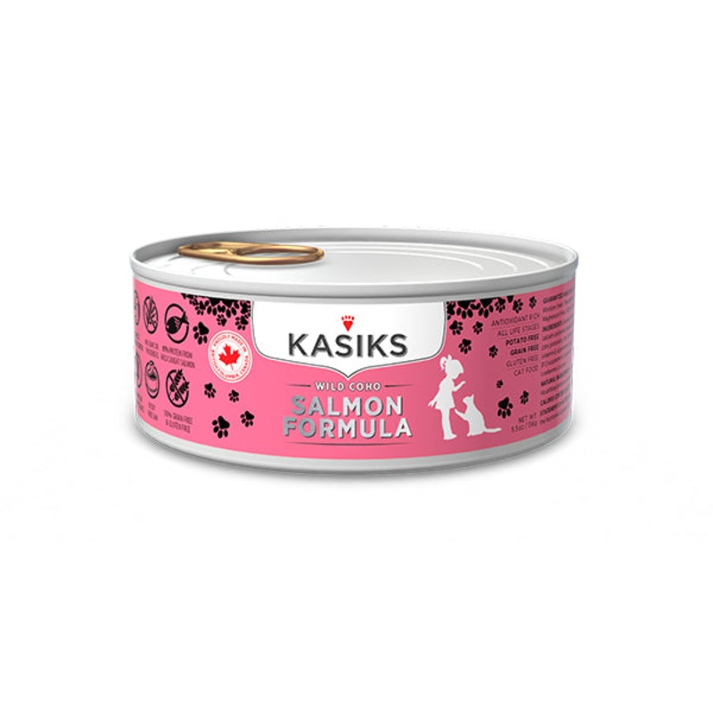 Kasiks Pet Food Wild Caught Coho Salmon Formula 5.5oz