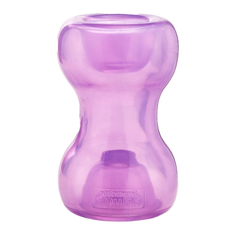 Outward Hound Double Snoop Treat Dispenser Dog Toy Purple