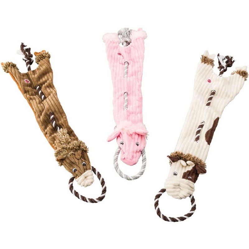 Skinneeez Tugs Dog Toy Barnyard Assorted 23