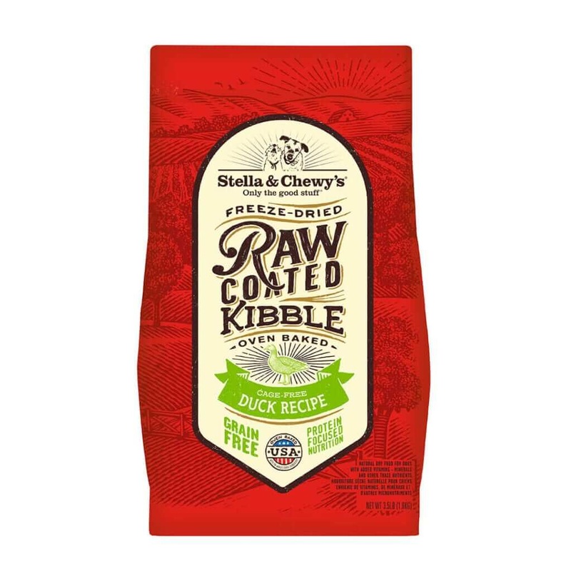 Stella & Chewy’s Cage-free Duck Raw Coated Kibble Dry Dog Food 3.5lb