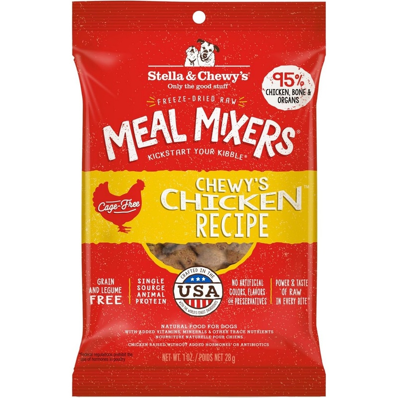 Stella & Chewy’s Freeze-Dried Dog Food Topper – Chicken Meal Mixers Dog Food Topper 1oz