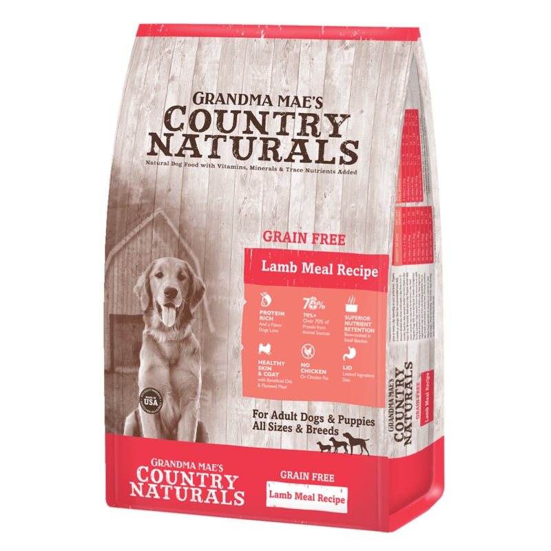 Grandma Mae’s Lamb Grain-Free Dry Dog Food 25lb