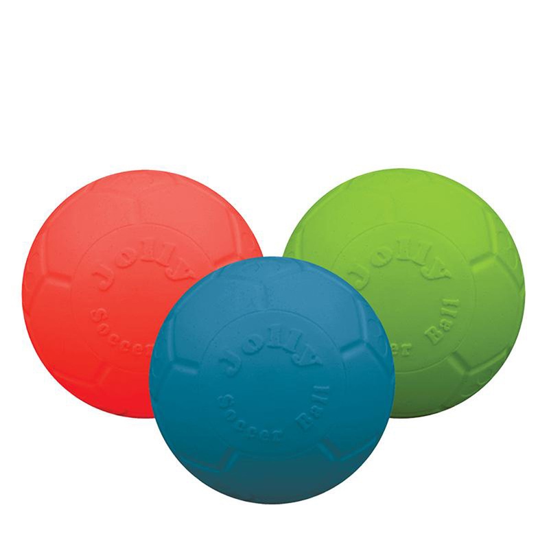 Jolly Pets Soccer Ball 6 Dog Toys Assorted