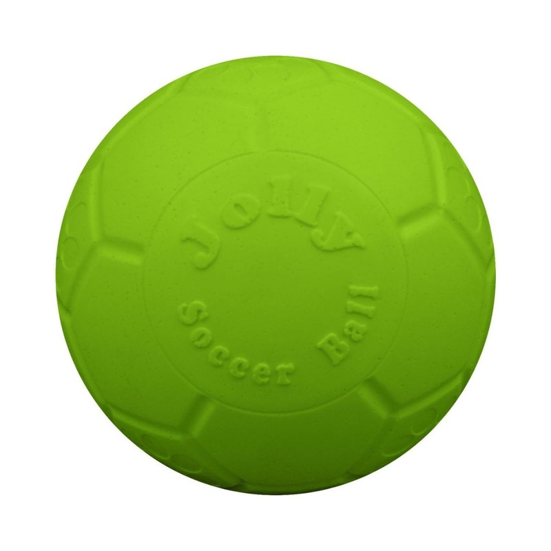 Jolly Pets Soccer Ball Dog Toy 6 Green Apple