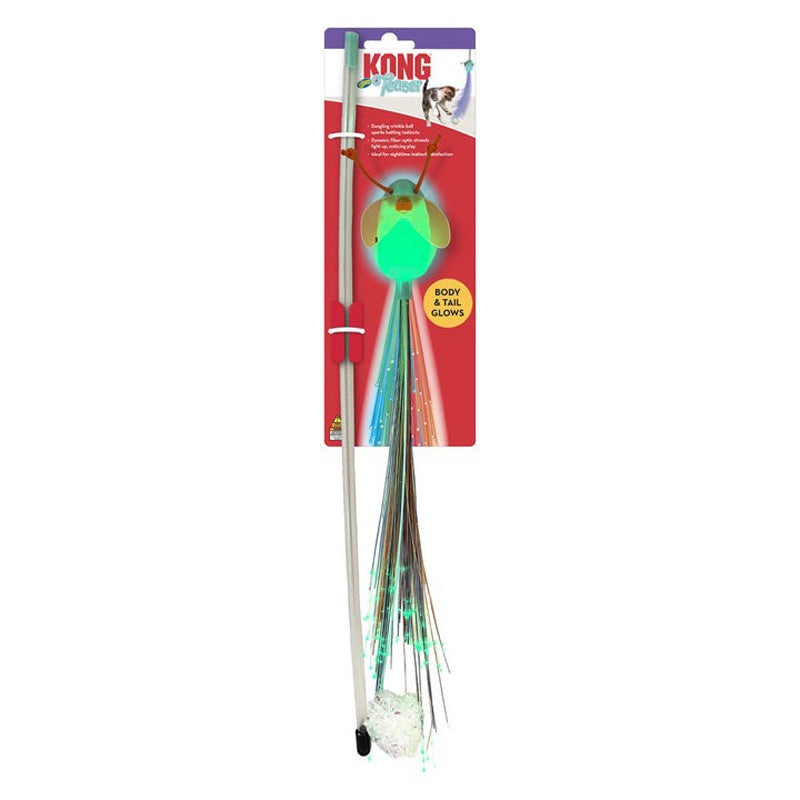 KONG Teaser Glow Firefly Cat Toy