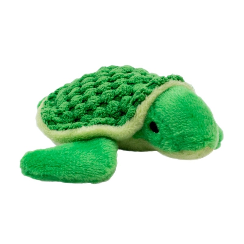 Tall Tails Squeaker Baby Turtle Green 4 Dog Toy