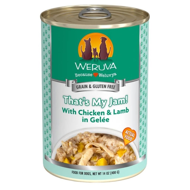 Weruva that’s  My Jam! Chicken & Lamb in Gelee Dog Food 14oz