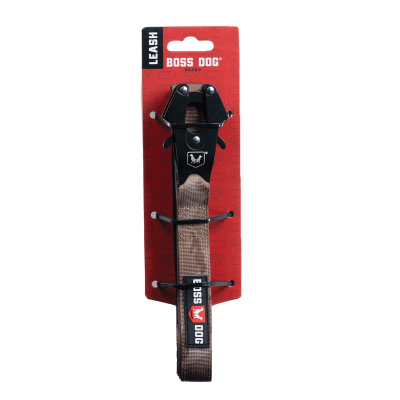Boss Dog Camo Tan Dog Leash 1.25 x 4′
