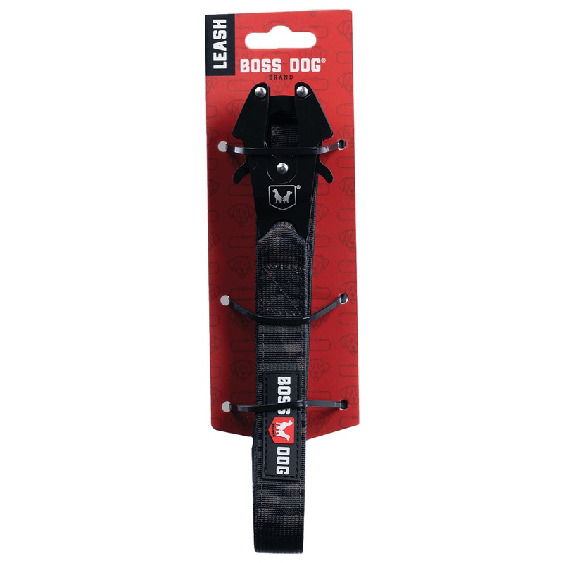 Boss Dog Tactical Black Camo 4 Ft 1.25 Wide Dog Leash