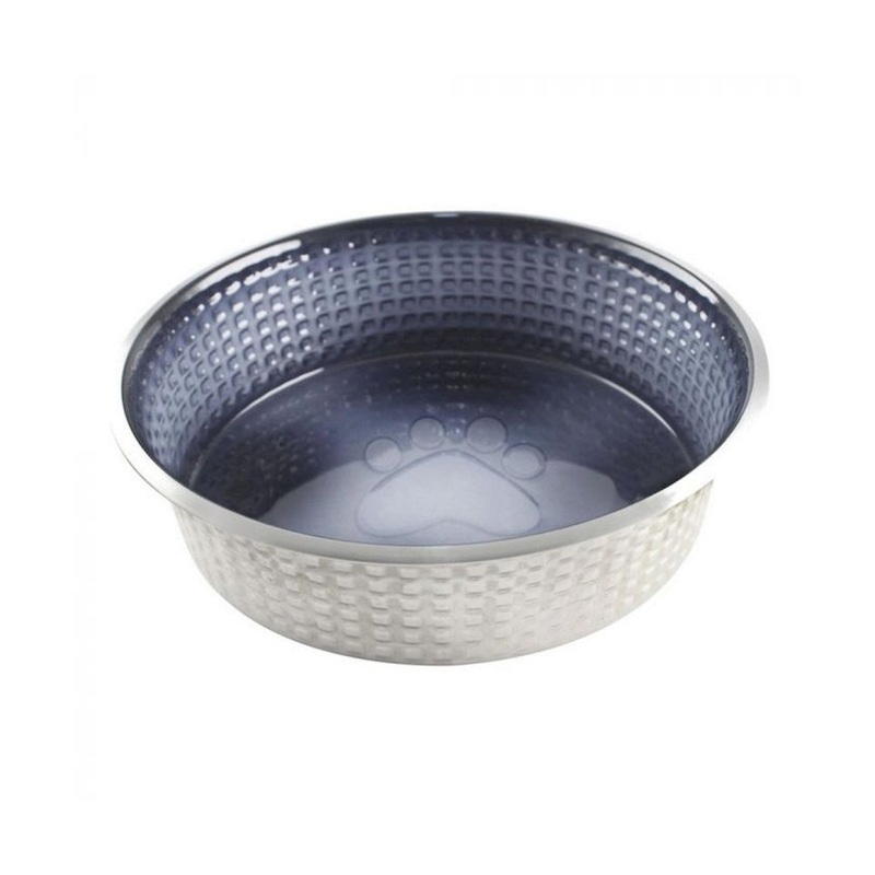 Indipets Jack & Jill XLarge 74oz Shadow Black Bowl
