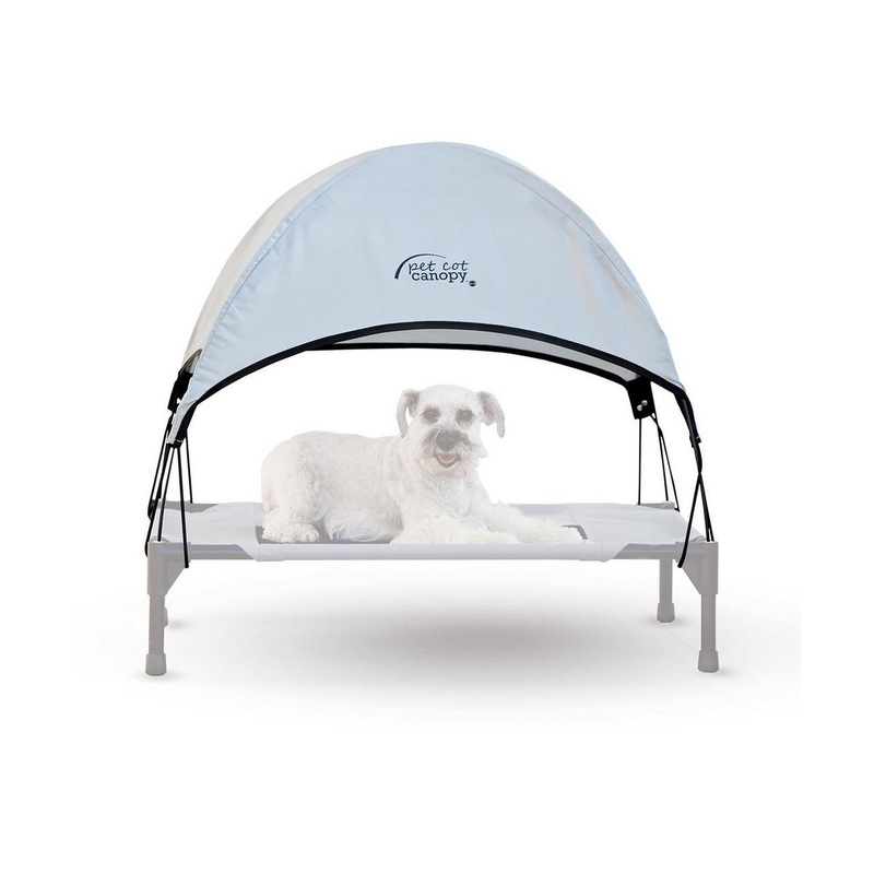 K&H Manufacturing Pet Cot Canopy Medium Gray