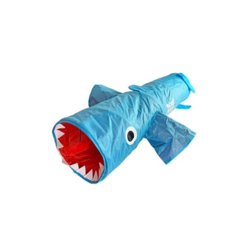 Mad Cat Jumpin’ Jaws Shark Tunnel 38 Cat Toy