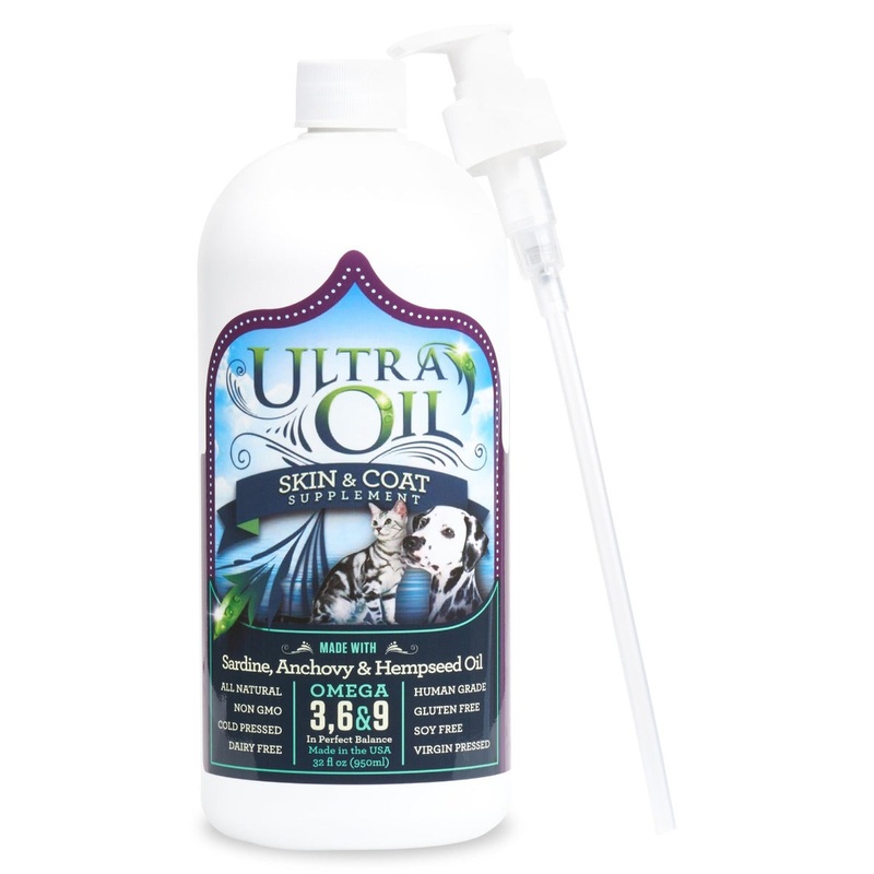 Skin and Coat Supplement For Dogs and Cats. 32 Oz