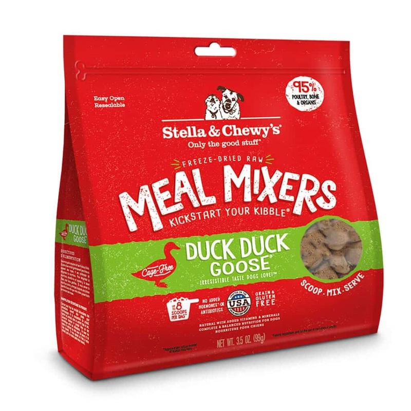 Stella & Chewy’s Duck Duck Goose Meal Mixers Dog Food 18oz