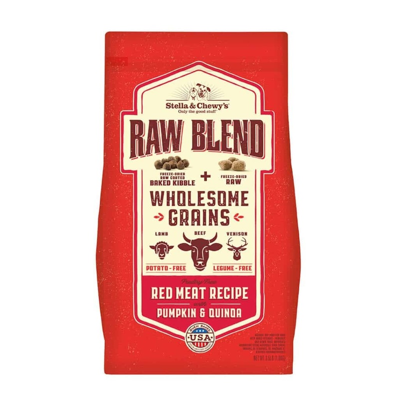 Stella & Chewy’s Red Meat Recipe With Pumpkin & Quinoa Raw Blend Baked Kibble With Grains Dry Dog Food 22lb