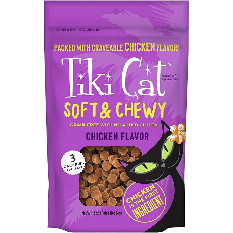 Tiki Cat Soft & Chewy Chicken Cat Treats 2oz