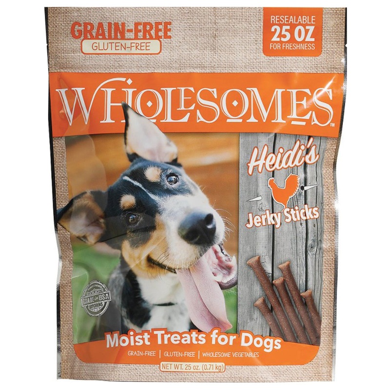 Wholesomes Heidi’s Chicken Grain Free Jerky Sticks Treats 25oz