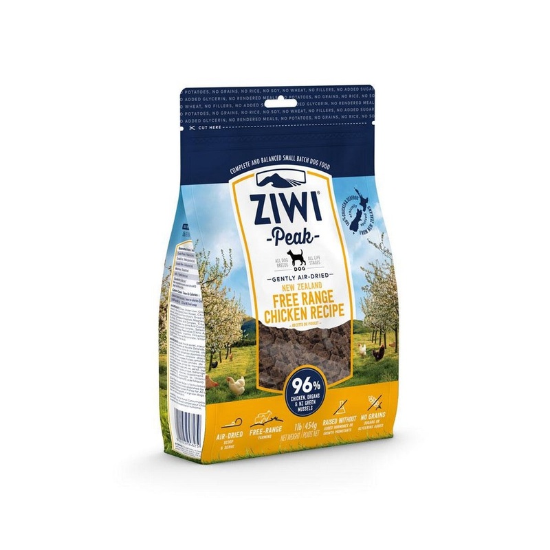 Ziwi Peak Air-Dried Dog Food – Free-Range Chicken – 16oz Bag
