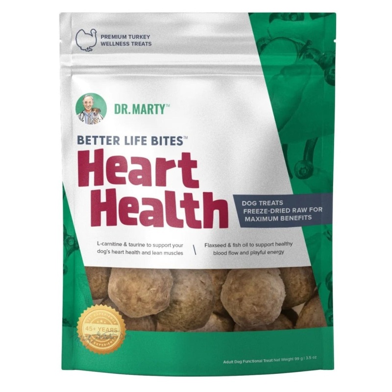 Dr. Marty Better Life Bites – Heart Health Dog Treats 3.5oz