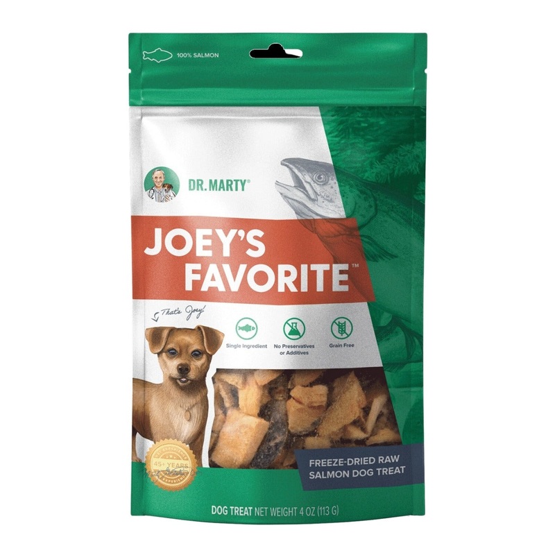 Dr. Marty Joey’s Favorite Raw Salmon Dog Treats 4oz