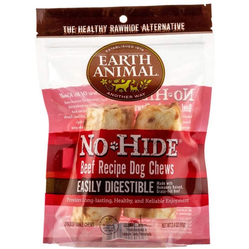 Earth Animal No-Hide Beef Chew – Small – 4 2Pk